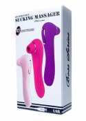 Stymulator-Electric Sucking Massager 1.0 USB Pink 10 Sucking / 10 Vibration
