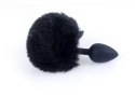 Plug-Jewellery Silicon PLUG - Bunny Tail - Black