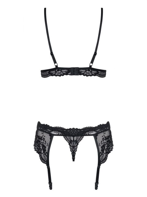 Bielizna-810-SEG-1 komplet 3-częściowy czarny L/XL