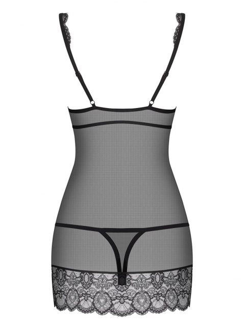 Bielizna-853-CHE-1 koszulka i stringi L/XL