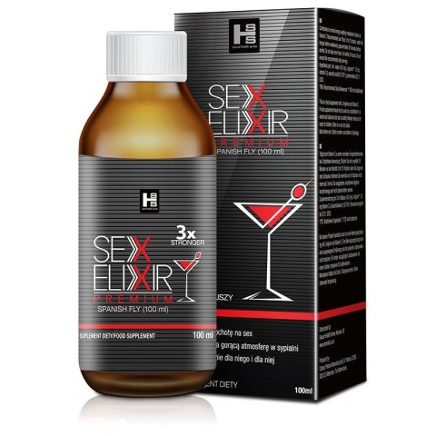 3x Mocniejszy- Sex Elixir PREMIUM 100ml, Hiszpańska Mucha- supl.diety