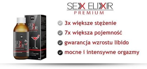 3x Mocniejszy- Sex Elixir PREMIUM 100ml, Hiszpańska Mucha- supl.diety
