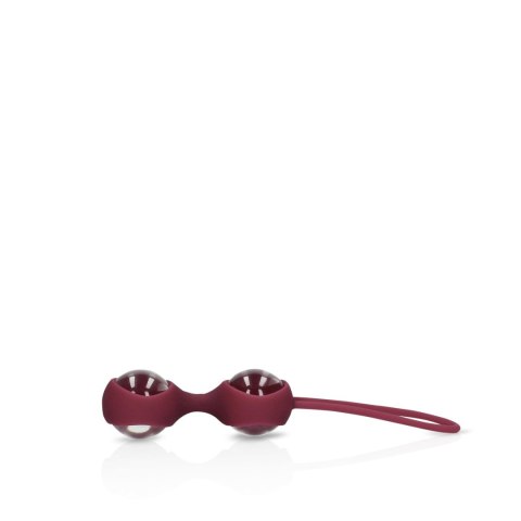 Dyskretny, silikonowy zestaw.(S)explore - Toy Kit for Her - Dark Cherry