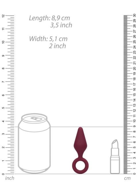 Dyskretny, silikonowy zestaw.(S)explore - Toy Kit for Her - Dark Cherry