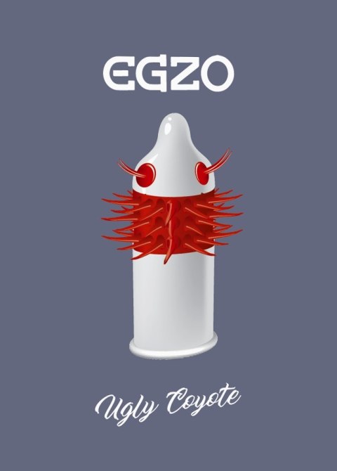 Prezerwatywa z wypustkami-Egzo Ugly Coyote