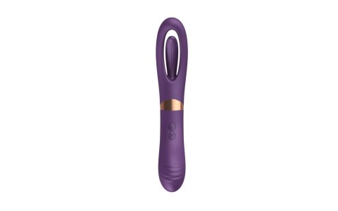 Przekrocz granice przyjemności z naszym wibratorem podwójnie wibrującym z 10 prędkościami! Flicking dual g spot vibrator