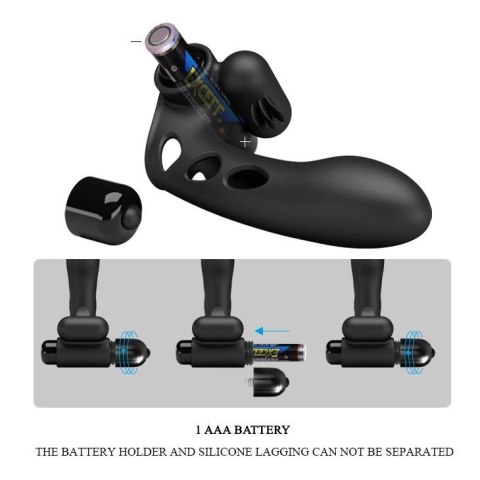 Wibrujaca nakładka na palec - Orlando Finger Black