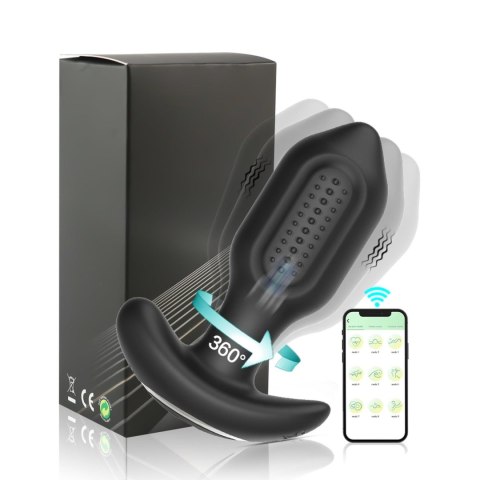 wibrujący korek analny, który łączy nowoczesną technologię z wyjątkową przyjemnościąBliss APP - Vibrating Anal Plug