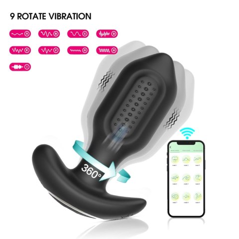 wibrujący korek analny, który łączy nowoczesną technologię z wyjątkową przyjemnościąBliss APP - Vibrating Anal Plug