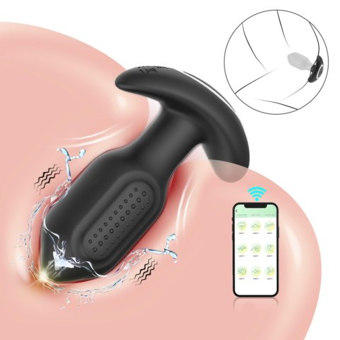 wibrujący korek analny, który łączy nowoczesną technologię z wyjątkową przyjemnościąBliss APP - Vibrating Anal Plug