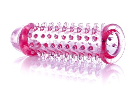 Silikonowa nakładka z wypustkami, bardzo elastyczna-Penis Sleeve