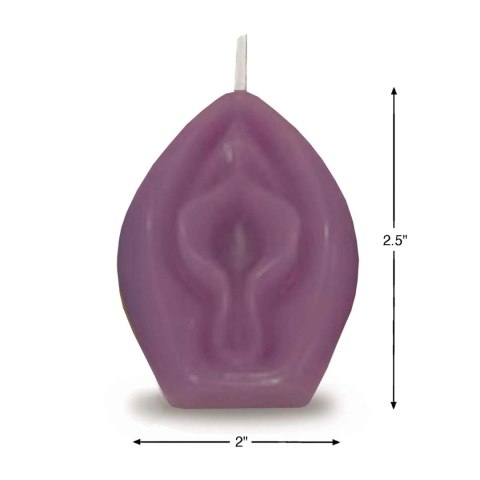 Eden's Candle - Vanilla Scented Vagina - Eggplant