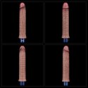 9.5" REAL SOFTEE Rechargeable Silicone Vibrating Dildo