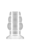 No.49 - Small Hollow Tunnel Butt Plug - 3 Inch - Translucent