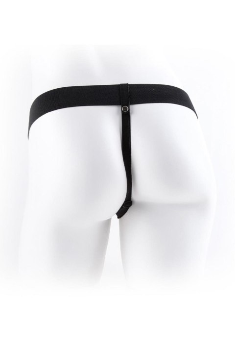 FETISH FANTASY SERIES 9 INCH HOLLOW STRAP-ON WITH BALLS LIGHT