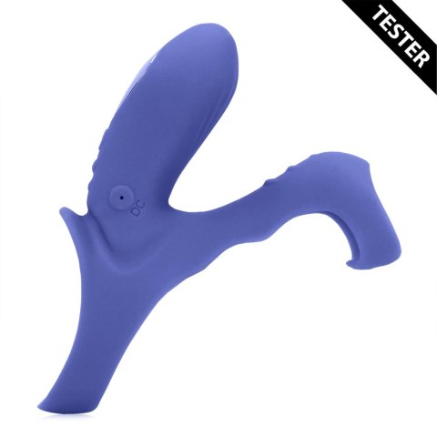 Vibrating Cockring with Clit Stimulation - Tamiya Blue