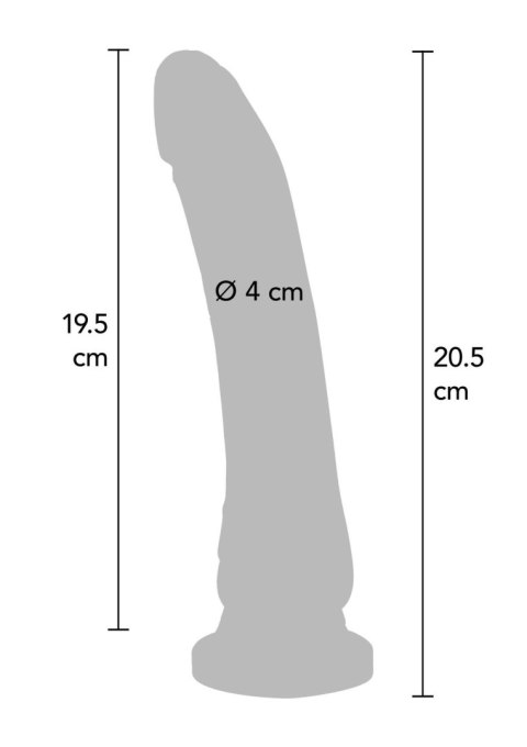 Dildo-COCK 8 INCH FLESH VIBRATING