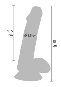 Happy Dicks Dildo 6 In w.Balls