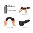 SLIDING SKIN REALISTIC DILDO BLACK M