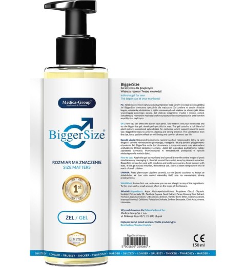 Żel intymny pobudzający -Bigger Size - żel
