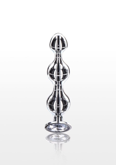 Diamond Star Beads Medium Silver