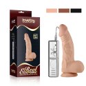 9"" Real Extreme Vibrating Dildo Flesh