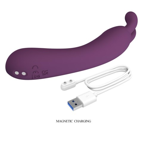 PRETTY LOVE - DJ RABBIT, 10 vibration functions, Silicone, Magnetic USB charging