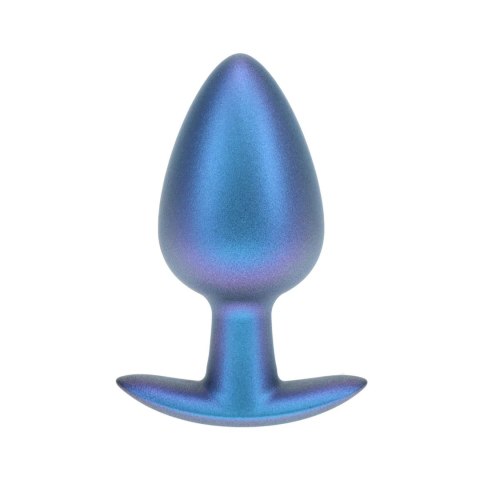 Smooth Silicone Anal Plug - Large - 3.5" / 8,9 cm - Metallic Blue