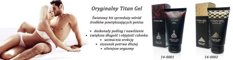 Żel/sprej-Titan GEL GOLD 50ml.( ORGINAL )
