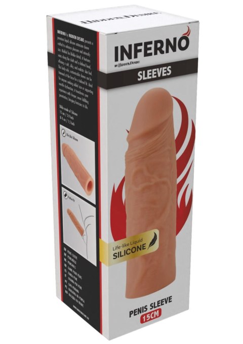 Penis Sleeve Liquid Silicone 15 cm