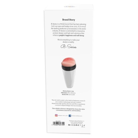 Realistyczny Masturbator w tubie z wibracją- MOLLY - 36 functions USB