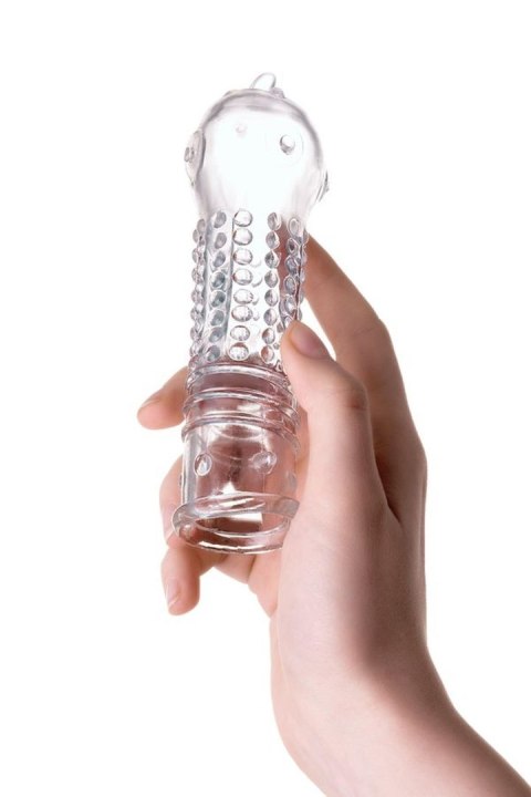 A-TOYS, Penis Sleeve, TPR, Transparent, 14.7 cm