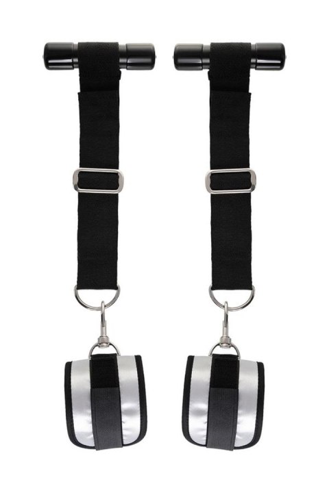 Anonymo hand clamps, polyester, silver, 23 cm