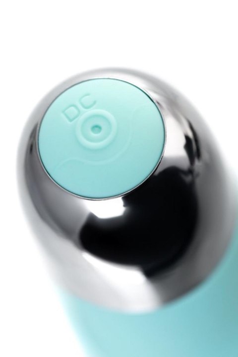 Relief vibrator with clitoral stimulation Flovetta Flax, silicone, mint, 17.5 cm