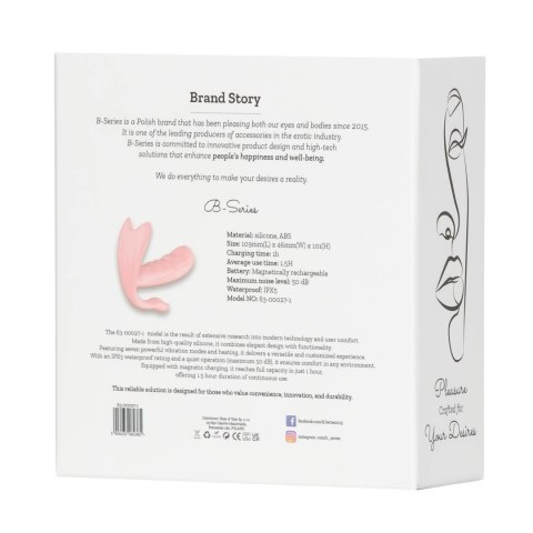 Silicone Vibrator 7 vibration modes - Heating + APP