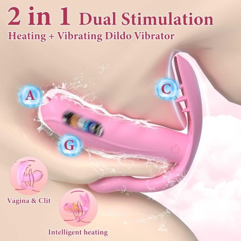 Silicone Vibrator 7 vibration modes - Heating + APP