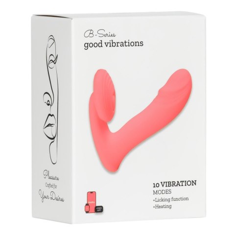 Silicone vibrator 10 vibration modes, Licking, Heating + APP control