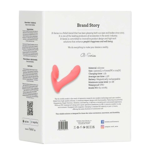 Silicone vibrator 10 vibration modes, Licking, Heating + APP control