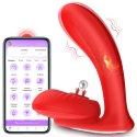Silicone vibrator 10 vibration modes, Licking, Heating + APP control