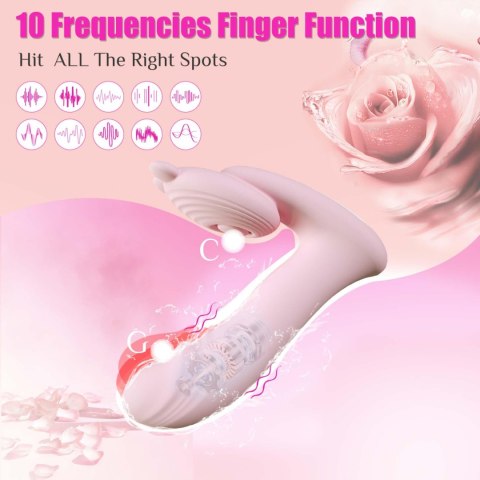 Silicone vibrator 3 speeds, 6 frequencies
Finger function, Heating + APP control
