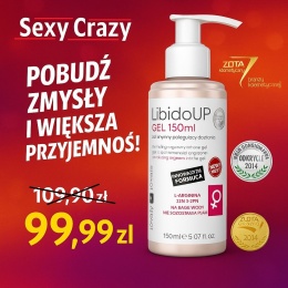 Żel Potęgujący Doznania i Orgazm u kobiet. LibidoUp 150ml.