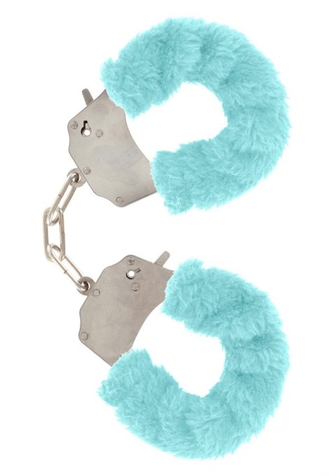 Kajdanki-FURRY FUN CUFFS PALE BLUE PLUSH