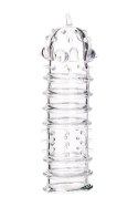 A-TOYS, Penis Sleeve, TPR, Transparent, 15.3 cm