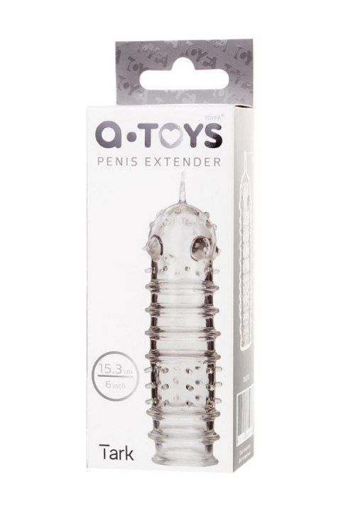 A-TOYS, Penis Sleeve, TPR, Transparent, 15.3 cm