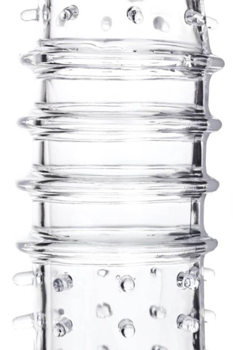 A-TOYS, Penis Sleeve, TPR, Transparent, 15.3 cm