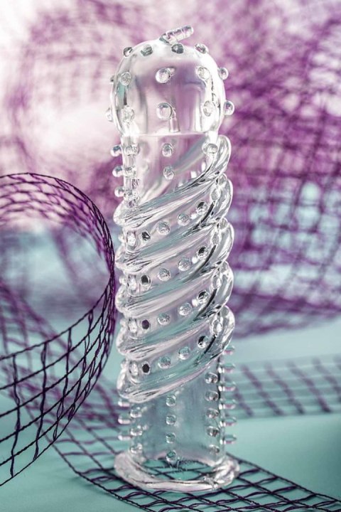 A-TOYS, Penis Sleeve, TPR, Transparent, 15.5 cm