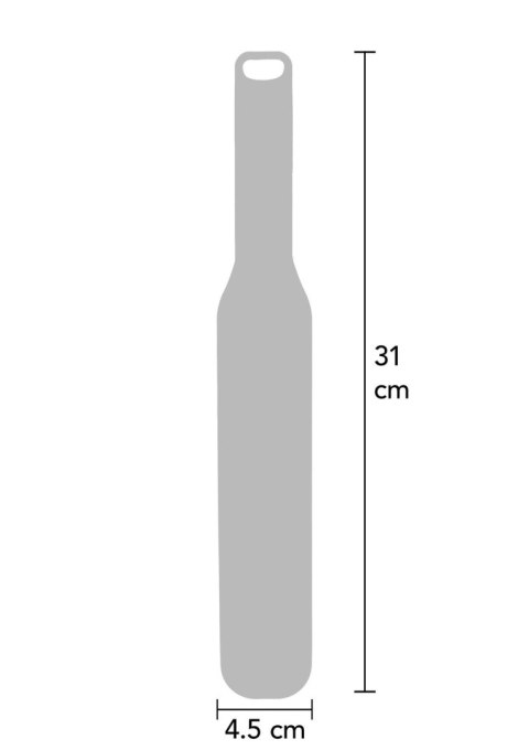 Spiked Paddle Large Black