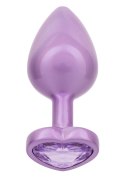 Diamond Heart Plug Large Purple