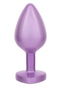 Diamond Heart Plug Large Purple