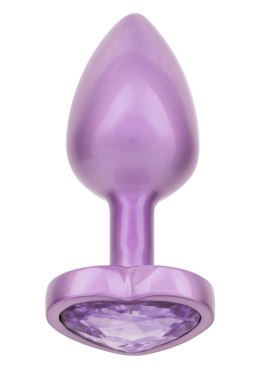 Diamond Heart Plug Small Purple